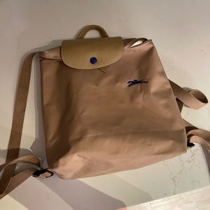 Longchamp Le Pliage Tan Backpack